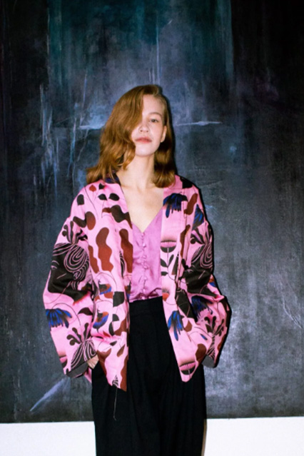 Kimono Marsala Rose